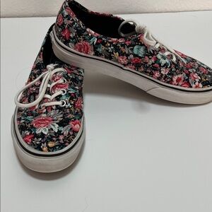 VANS Floral Canvas Sneakers